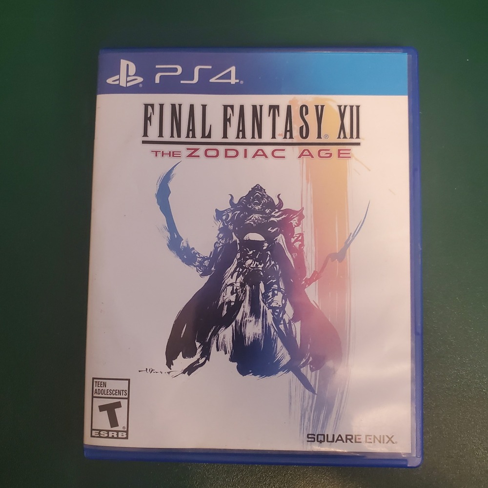 Final Fantasy XII The Zodiac Age Sony PlayStation 4 PS4 Game NO MANUAL